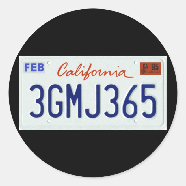 CA95 RUNDER AUFKLEBER (Vorderseite)