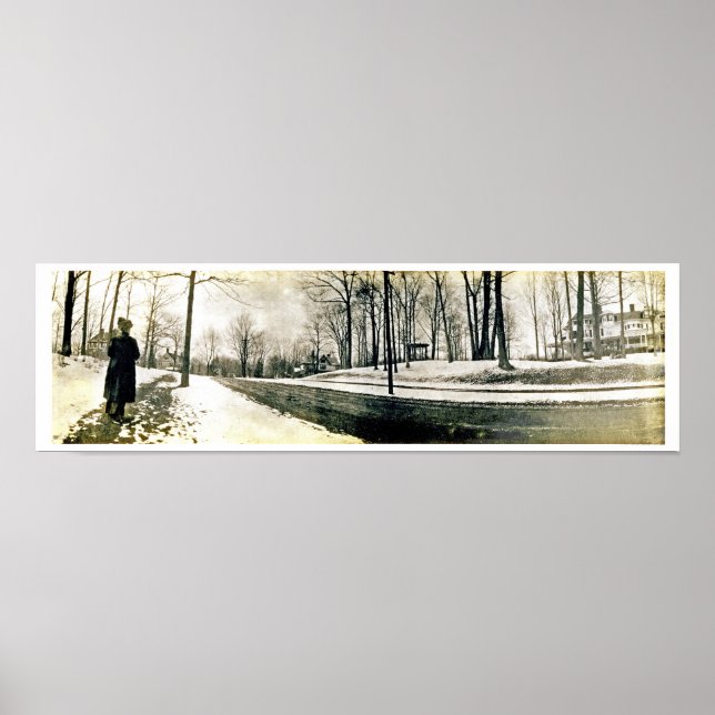 Ca. 1900 Highland Kurz Hills NJ Panorama Poster (Vorne)