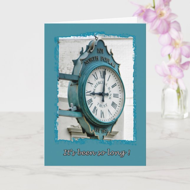 Ça a été si long carte (Orchidée)