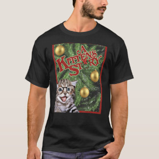 Ca A Kittens Story Christmas Movie Poster Funny Gi T-Shirt