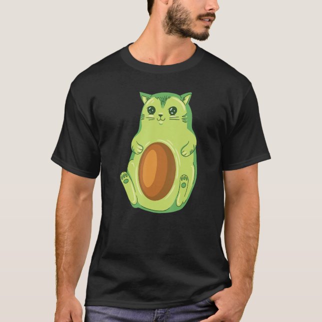 Ca Avocato Cat T-Shirt (Vorderseite)