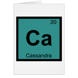 Ca - Cassandra Griechisch-Chemie Periodische Tabel