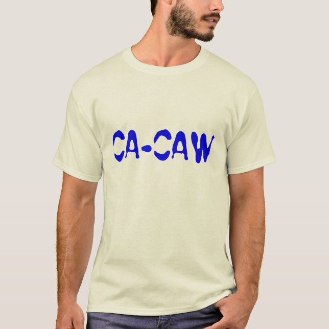 CA-CAW BLAUES FALKE-SHIRT T-Shirt (Vorderseite)