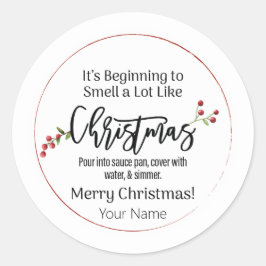 Ça commence à sentir l'odeur du Sticker de Noël