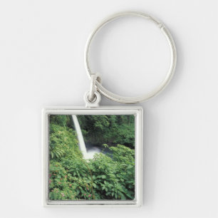 CA, Costa Rica. Wasserfall La Paz und Ungeduld Schlüsselanhänger