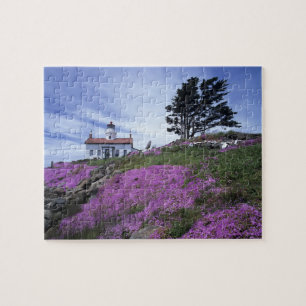 CA, Crescent City, Leuchtturm Battery Point mit