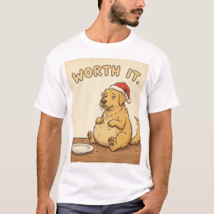 Ça en vaut la peine - T-shirt pour chien surchargé