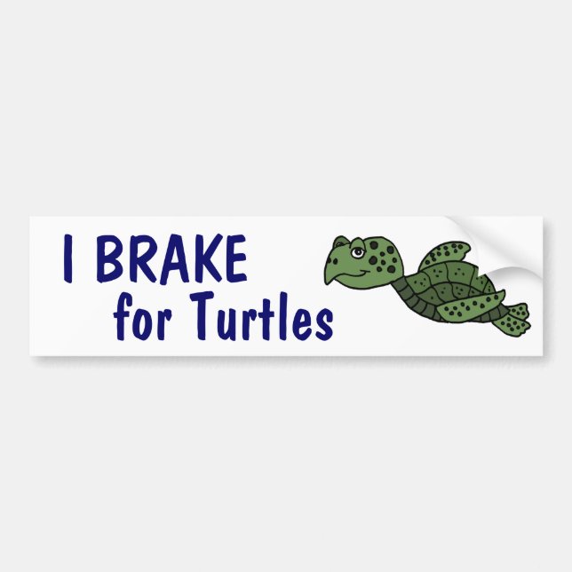 CA, I Bremse für Schildkröte-Autoaufkleber Autoaufkleber (Vorne)