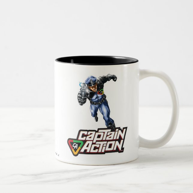 CA-Krieger-Tasse Zweifarbige Tasse (Rechts)