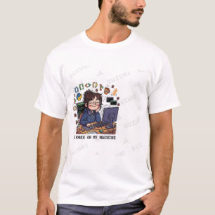 ÇA MARCHE SUR MA MACHINE - T-Shirt Drôle pour Prog