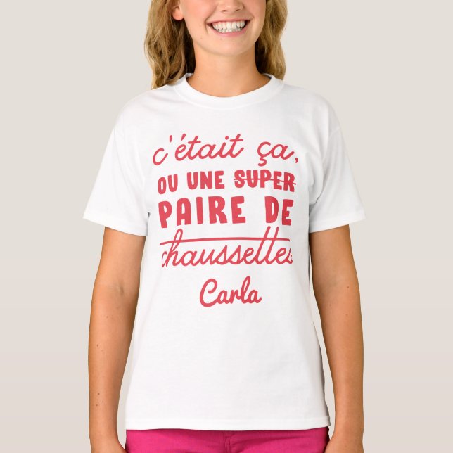 Ça ou une paire de chaussettes T-Shirt (Vorderseite)
