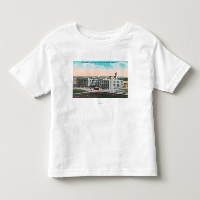 CA-Rosinen-Vereinigungs-Verpackungs-Pflanze Kleinkind T-shirt (Vorderseite)