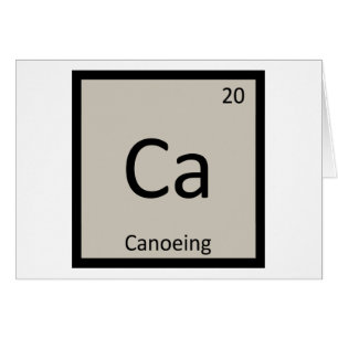 Ca - Sports de Canoë Tableau Périodique de Chimie