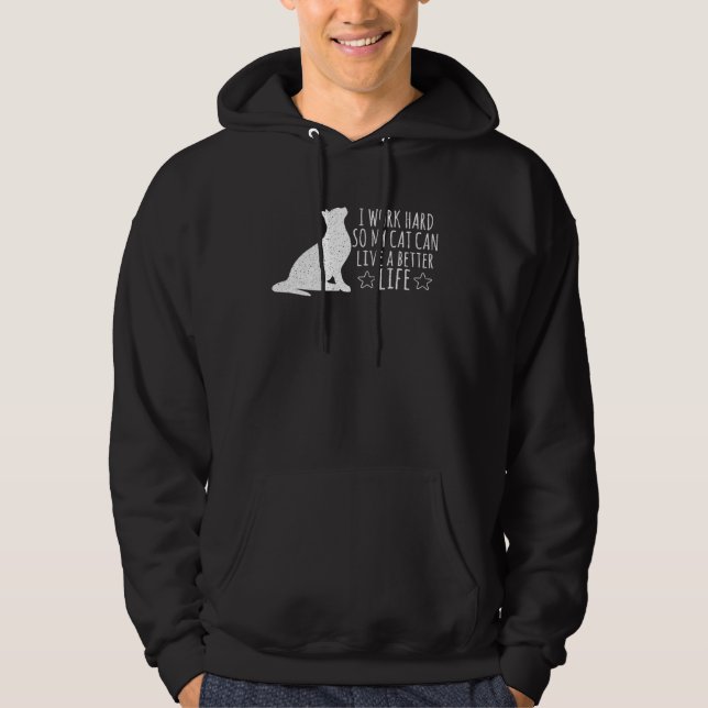 Ca  Statement Better Life Cat Hoodie (Vorderseite)