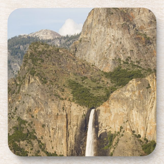 CA, Yosemite NP, Bridalveil Falls Untersetzer (Vorderseite)