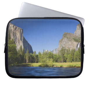 CA, Yosemite NP, Talansicht mit El Capitan, Laptopschutzhülle