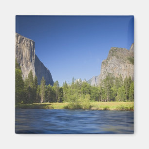 CA, Yosemite NP, Valley view mit El Capitan, Magnet
