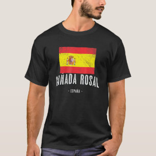 Caada Rosal Spain Es Flag City - Bandera Ropa - T-Shirt