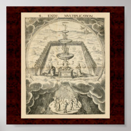 Cabala & Alchymia: 1663 Alchemistische Illustratio Poster