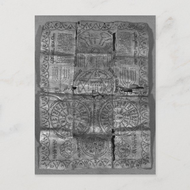 Cabalistisches Amulett Postkarte (Vorderseite)