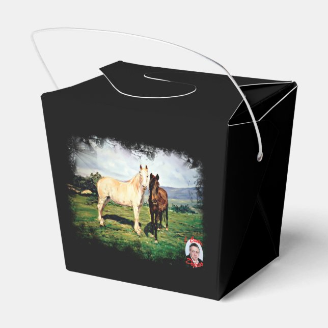 Caballos/Cabalos/Pferde Geschenkschachtel (Rückseite)