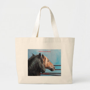 Caballos/Cabalos/Pferde Jumbo Stoffbeutel