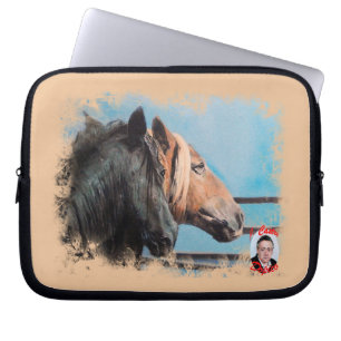 Caballos/Cabalos/Pferde Laptopschutzhülle