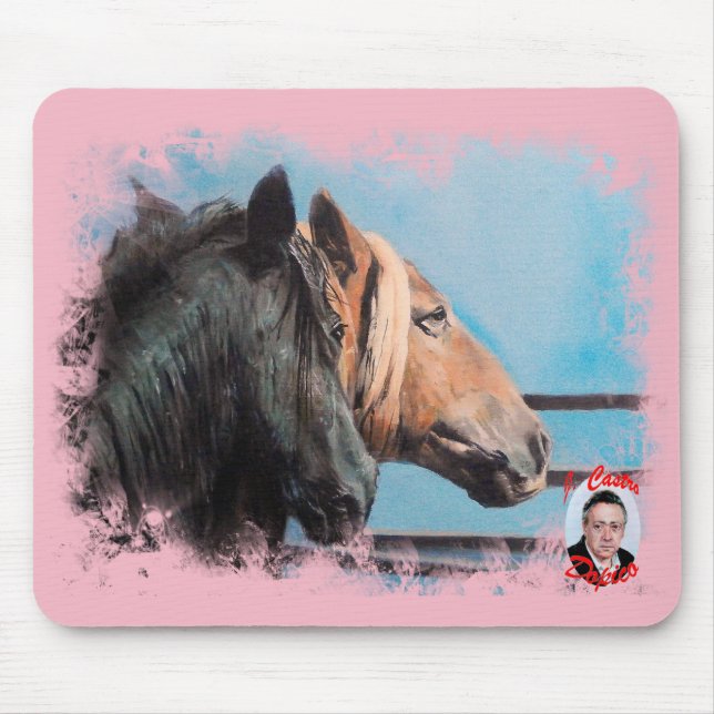 Caballos/Cabalos/Pferde Mousepad (Vorne)