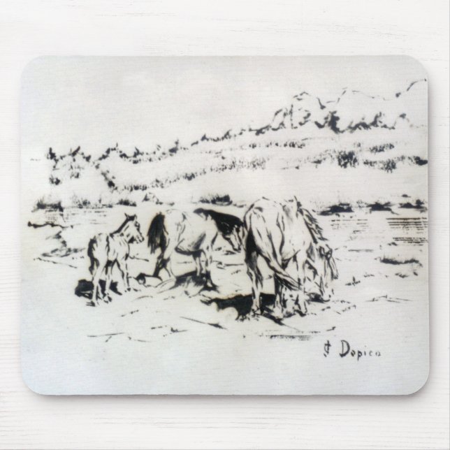 Caballos/Cabalos/Pferde Mousepad (Vorne)