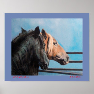 Caballos/Cabalos/Pferde Poster