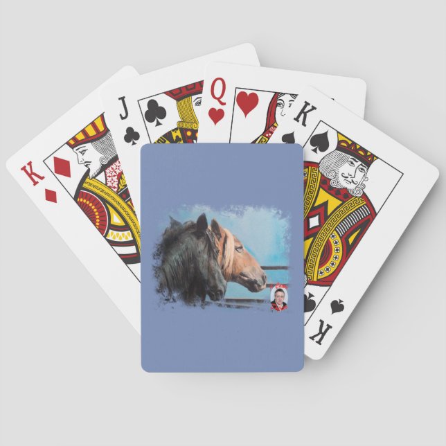Caballos/Cabalos/Pferde Spielkarten (Rückseite)