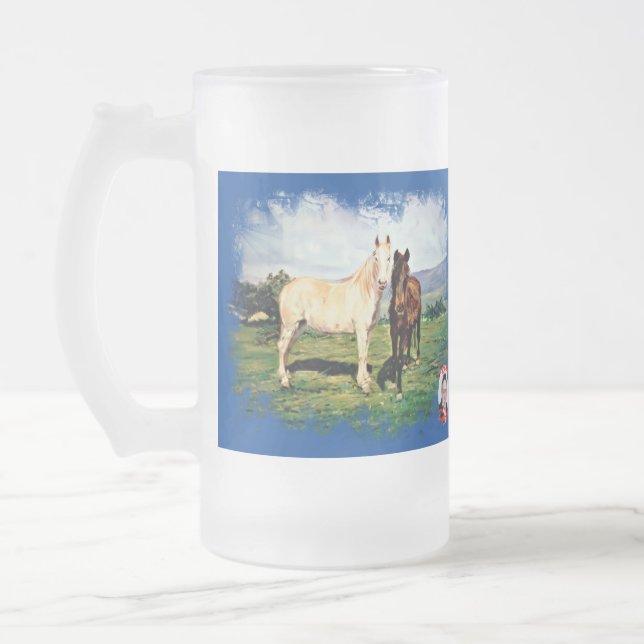 Caballos Mattglas Bierglas (Links)