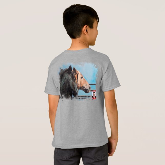 Caballos T-Shirt (Schwarz voll)