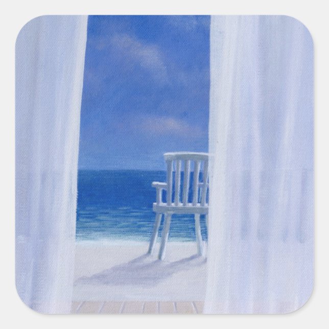 Cabana 2005 quadratischer aufkleber (Vorderseite)