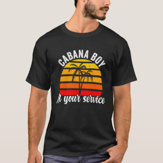 Cabana Boy bei Ihrem Service-Barkeeper T-Shirt