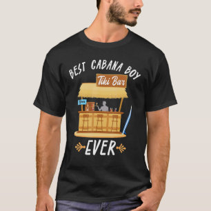 Cabana Boy Tiki Bar Beach Limbo Surfing Barkeeper T-Shirt