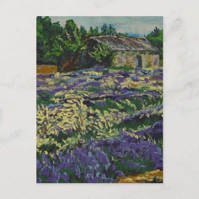Cabanon dans la lavande postkarte (Vorderseite)