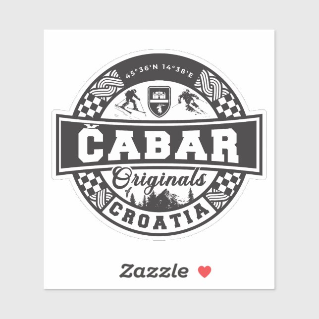Čabar Originals Aufkleber (Blatt)