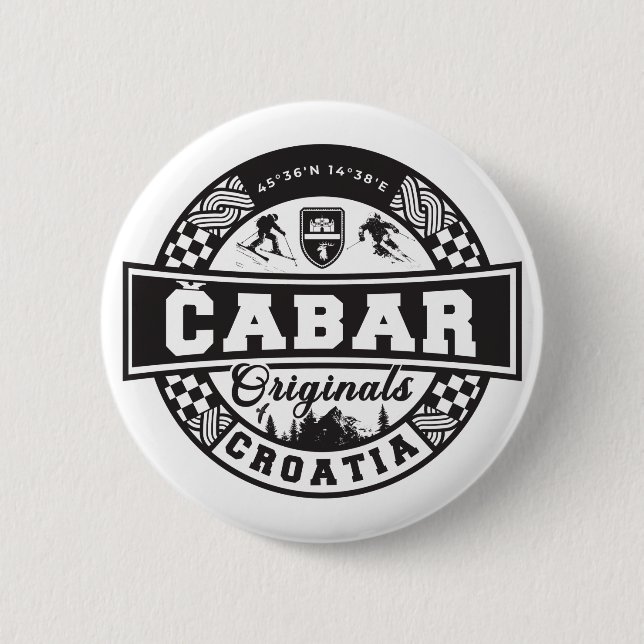 Čabar Originals Button (Vorderseite)