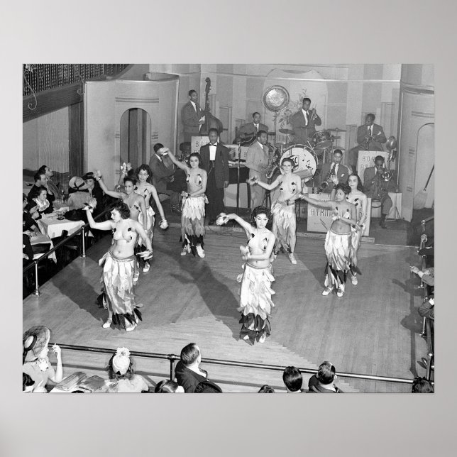 Cabaret Dancers, 1941. Vintages Foto Poster (Vorne)