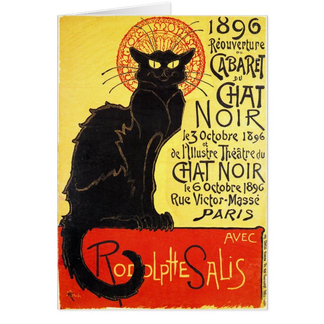 Cabaret du Chat Noir, Steinlen (Vorne)