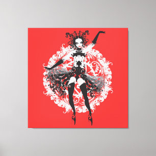 Cabaret Girl Toile Enveloppée