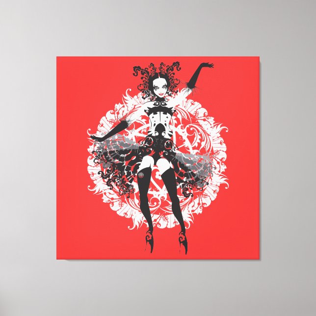 Cabaret Girl Toile Enveloppée (Recto)