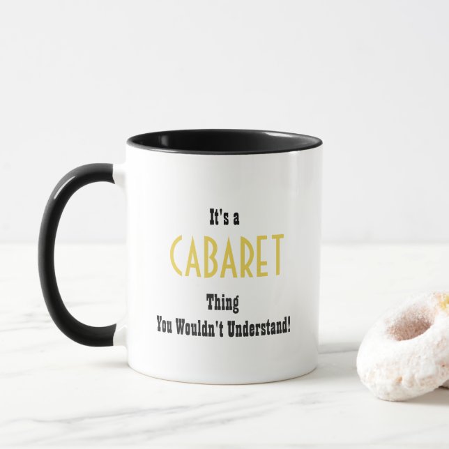Cabaret Mug (Avec donut)