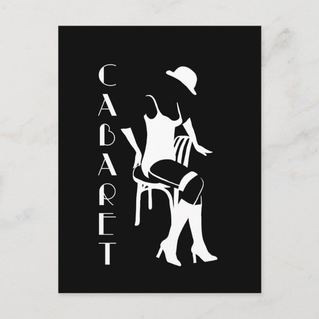 Cabaret Postkarte (Vorderseite)