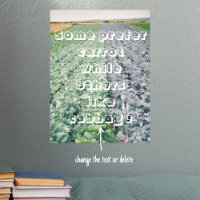 Cabbage Field: grün und lila