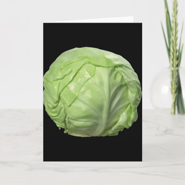 Cabbage Grußkarte Karte (Vorderseite)