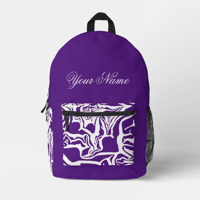 Cabbage Pattern Bedruckter Rucksack (Vorderseite)