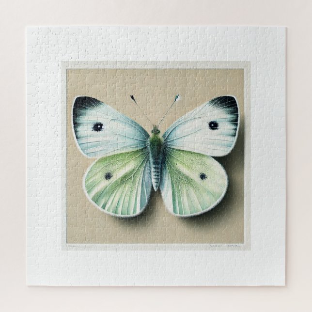 Cabbage white butterfly 120924IREF250 - Watercolor (Vertikal)