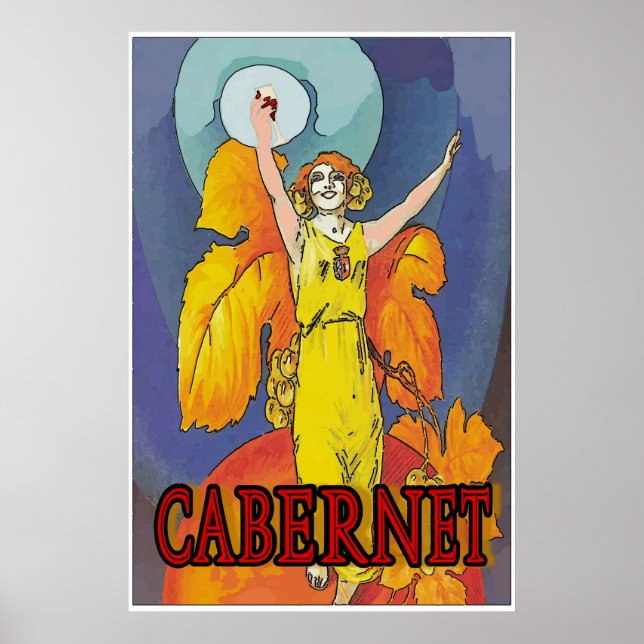 Cabernet Maid, Wein Poster (Vorne)